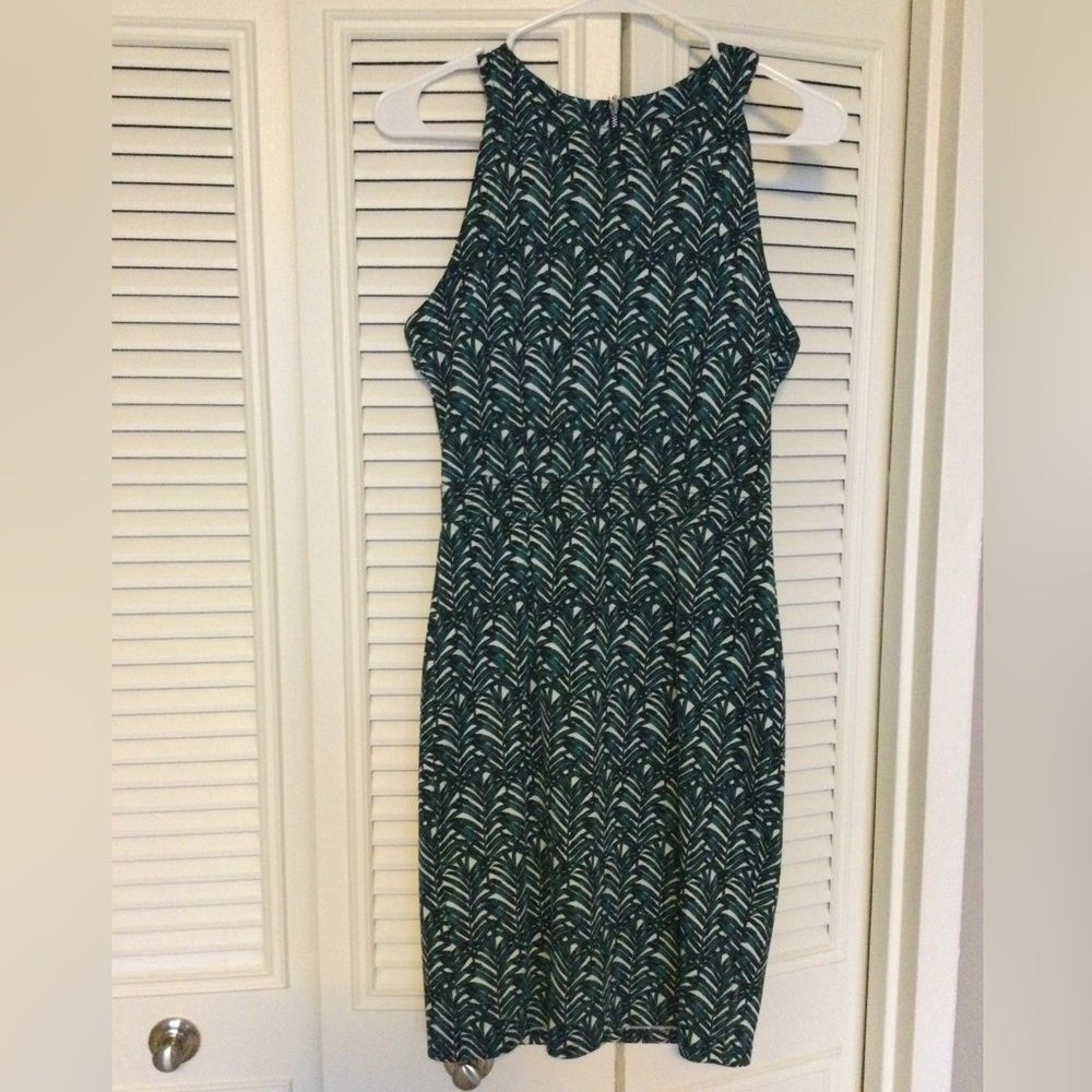 H&M Palm Leaf Print Dress